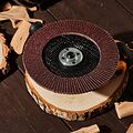 Kranz KR-90-0023 Круг лепестковый торцевой, P80, 180х22,2мм KRANZ Kranz KR-90-0023 Круг лепестковый торцевой, P80, 180х22,2мм KRANZ