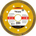 Kranz KR-90-0143 Диск алмазный отрезной ультратонкий 180x25,4/22,2x1,8x10 мм KRANZ