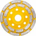 Kranz KR-90-0251 Чашка алмазная шлифовальная, двухрядная, 115х22,2мм KRANZ Kranz KR-90-0251 Чашка алмазная шлифовальная, двухрядная, 115х22,2мм KRANZ