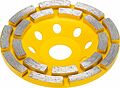 Kranz KR-90-0251 Чашка алмазная шлифовальная, двухрядная, 115х22,2мм KRANZ Kranz KR-90-0251 Чашка алмазная шлифовальная, двухрядная, 115х22,2мм KRANZ