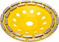 Kranz KR-90-0253 Чашка алмазная шлифовальная, двухрядная, 180х22,2мм KRANZ
