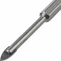 Kranz KR-91-0641 Сверло по стеклу и керамике 5 мм, 2 грани, шестигранный хвостовик Kranz