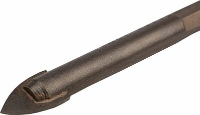 Kranz KR-91-0644 Сверло по стеклу и керамике10 мм, 2 грани, шестигранный хвостовик Kranz