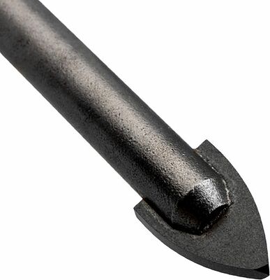 Kranz KR-91-0645 Сверло по стеклу и керамике 12 мм, 2 грани, шестигранный хвостовик Kranz