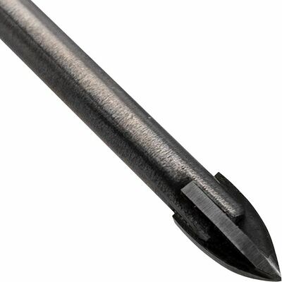 Kranz KR-91-0647 Сверло по стеклу и керамике 4 мм, 4 грани, шестигранный хвостовик Kranz