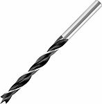 Kranz KR-91-0735 Сверло по дереву 6х90 мм, цилиндрический хвостовик Kranz