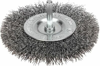 Kranz KR-91-1246 Щетка дисковая для дрели, витая стальная проволока, 100мм KRANZ