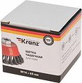 Kranz KR-91-1250 Щетка чашечная для УШМ, крученая стальная проволока, 65мм, М14 KRANZ Kranz KR-91-1250 Щетка чашечная для УШМ, крученая стальная проволока, 65мм, М14 KRANZ