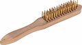 Kranz KR-91-1258 Щетка по металлу с деревянной ручкой, 5 рядов, 280мм KRANZ Kranz KR-91-1258 Щетка по металлу с деревянной ручкой, 5 рядов, 280мм KRANZ