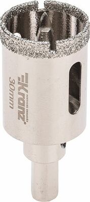Kranz KR-92-0010 Коронка алмазная 30мм по керамограниту с центровочным сверлом KRANZ