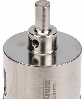 Kranz KR-92-0014 Коронка алмазная 50мм по керамограниту с центровочным сверлом KRANZ