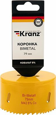 Kranz KR-92-0239 Коронка Bimetal 79мм KRANZ