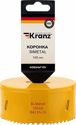 Kranz KR-92-0243 Коронка Bimetal 100мм KRANZ
