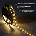 LAMPER 141-2002 Лента светодиодная 5В, SMD2835, 4,8Вт/м, 60 LED/м, 2700K, 8мм, 2м, с USB коннектором, черная, IP20 LAMPER