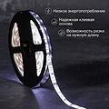 LAMPER 141-2015 Лента светодиодная 12В, SMD2835, 4,8Вт/м, 60 LED/м, 6500К, 8мм, 5м, для БП с клеммами, IP65 LAMPER