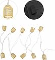 LAMPER 602-240 Гирлянда садовая (каскад) Ночная Лампада 4м, 2700К, с аккумулятором и выносной солнечной панелью LAMPER