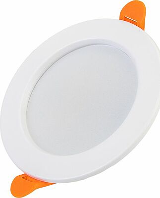 LAMPER 606-1004 Панель светодиодная встраиваемая круглая 6Вт 230В 4000К 420Лм 95мм белая IP20 LAMPER
