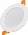 LAMPER 606-1007 Панель светодиодная встраиваемая круглая 9Вт 230В 6500К 630Лм 118мм белая IP20 LAMPER