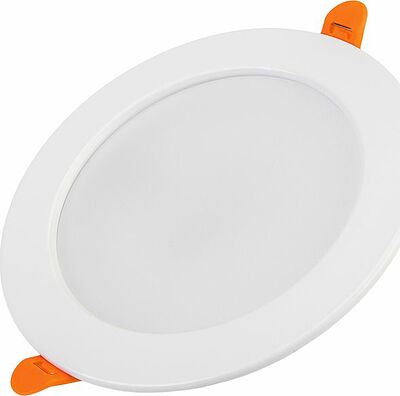 LAMPER 606-1013 Панель светодиодная встраиваемая круглая 24Вт 230В 6500К 1920Лм 220мм белая IP20 LAMPER