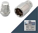 Bimecc Гайка секретная M12x1,25 (32) конус, закрытая цинк 4+1 ключ (ИТАЛИЯ) UM215 BC К2-236920