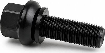 LS Болт M14x1,5 (55/ 28) hex17 конус black (КИТАЙ) J-966 К2-237874