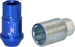 LS Гайка M12x1,25 (44) внешний спец алюминиевая blue 20+1 ключ (КИТАЙ) AL116 OGS154068