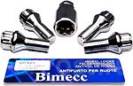 Bimecc Болт секретный M14x1,5 (50/ 25) конус цинк 4+1 ключ (ИТАЛИЯ) UB425 OGS268991