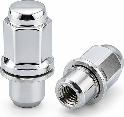 LS Slik H-98-0002 S036443 гайка M12×1,5, 47 мм, CH21, прессшайба, хром