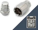Китай Гайка секретная M12x1,5 32, конус, закрытая, 4+1 ключ, CH, H-20705 S086141