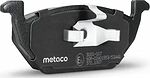 Metaco 3000-007 Колодки тормозные передние к-кт AUDI A2/A3/VW GOLF-4/BORA
