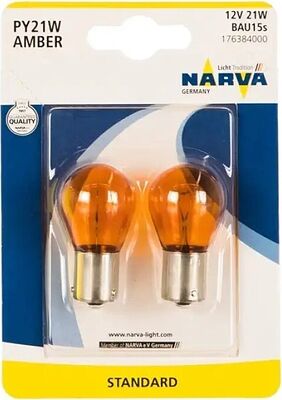 Narva 176383002 Лампа py21w na 12v nva cp