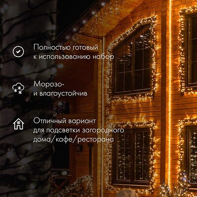 NEON-NIGHT 121-328-14 Дюралайт LED, фиксинг (2W), 24 LED/м, мультиколор (RYGB), 25 м