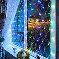 NEON-NIGHT 215-109 Гирлянда Сеть 1,5х1,5м, прозрачный ПВХ, 96 LED Мультиколор