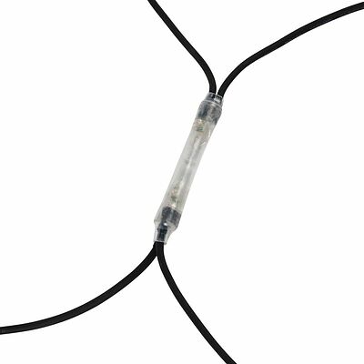 NEON-NIGHT 217-119 Гирлянда светодиодная Сеть 2x1,5м 288 LED МУЛЬТИ черный каучук IP67 постоянное свечение 230В блок в комплекте NEON-NIGHT 