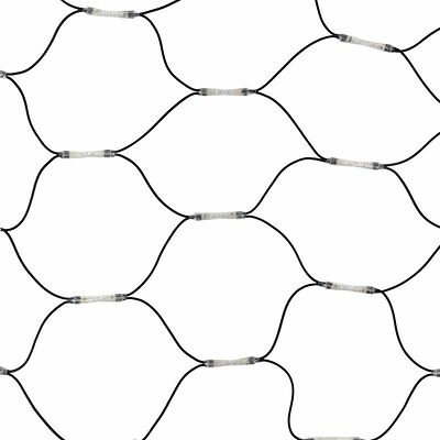 NEON-NIGHT 217-129 Гирлянда светодиодная Сеть 2x3м 432 LED МУЛЬТИ черный каучук IP67 постоянное свечение 230В блок в комплекте NEON-NIGHT 