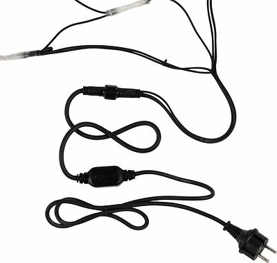 NEON-NIGHT 217-129 Гирлянда светодиодная Сеть 2x3м 432 LED МУЛЬТИ черный каучук IP67 постоянное свечение 230В блок в комплекте NEON-NIGHT 