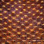NEON-NIGHT 217-146 Гирлянда светодиодная Сеть 2x3м 432 LED ТЕПЛЫЙ БЕЛЫЙ белый каучук IP67 постоянное свечение 230В блок в комплекте NEON-NIGHT 