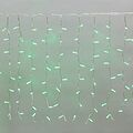 NEON-NIGHT 235-104 Гирлянда светодиодная Занавес 2x0,8м 160 LED ЗЕЛЕНЫЙ прозрачный ПВХ IP65 постоянное свечение 230В блок в комплекте NEON-NIGHT