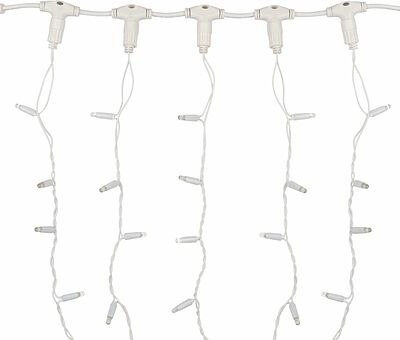 NEON-NIGHT 235-111 Гирлянда светодиодная Занавес 2х1,5м 360 LED ЖЕЛТЫЙ белый ПВХ IP65 постоянное свечение 230В блок в комплекте NEON-NIGHT