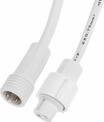 NEON-NIGHT 235-113 Гирлянда светодиодная Занавес 2х1,5м 360 LED СИНИЙ белый ПВХ IP65 постоянное свечение 230В блок в комплекте NEON-NIGHT