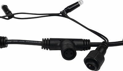 NEON-NIGHT 235-121 Гирлянда светодиодная Занавес 2х1,5м 360 LED ЖЕЛТЫЙ черный ПВХ IP65 постоянное свечение 230В блок в комплекте NEON-NIGHT