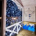 NEON-NIGHT 235-145 Гирлянда светодиодная Занавес 2х3м 760 LED БЕЛЫЙ черный ПВХ IP65 постоянное свечение 230В блок в комплекте NEON-NIGHT