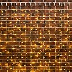 NEON-NIGHT 235-158 Гирлянда светодиодная Занавес 2х3м 760 LED ЗОЛОТОЙ прозрачный ПВХ IP65 постоянное свечение 230В блок в комплекте NEON-NIGHT