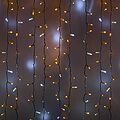 NEON-NIGHT 235-225 Гирлянда светодиодная Занавес 2х1,5м 360 LED ЖЕЛТЫЙ белый ПВХ IP65 эффект мерцания 230В блок в комплекте NEON-NIGHT