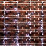 NEON-NIGHT 235-435 Гирлянда светодиодная Занавес 2х3м 240 LED БЕЛЫЙ прозрачный ПВХ IP65 эффект водопада 24В не соединяется трансформатор в комплекте NEON-NIGHT
