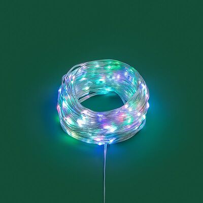 NEON-NIGHT 245-020 Умная гирлянда Роса с крупными каплями 20м 200 LED RGB IP20 прозрачный провод USB NEON-NIGHT