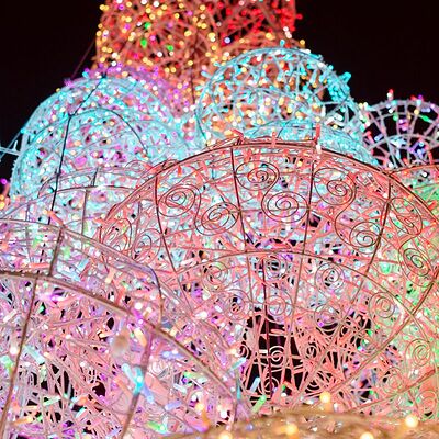 NEON-NIGHT 245-409 Гирлянда светодиодная Нить 10м 100 LED RGB прозрачный ПВХ IP65 свечение с динамикой 230В соединяется NEON-NIGHT нужен контроллер 245-908