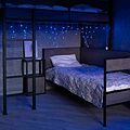 NEON-NIGHT 255-013 Гирлянда Бахрома (Айсикл), 1,8х0,5м, 48 LED СИНИЕ, прозрачный ПВХ, IP20, свечение с динамикой, 230В, не соединяется