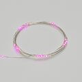 NEON-NIGHT 303-007 Гирлянда светодиодная Роса 2м, 20LED, РОЗОВЫЙ, IP20, тонкий батарейный блок, 2хCR2032 в комплекте NEON-NIGHT