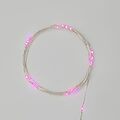 NEON-NIGHT 303-007 Гирлянда светодиодная Роса 2м, 20LED, РОЗОВЫЙ, IP20, тонкий батарейный блок, 2хCR2032 в комплекте NEON-NIGHT